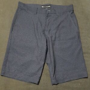 Travis Mathew Mens Beck Shorts Blue Size 30 Golf Performance Stretch Shorts